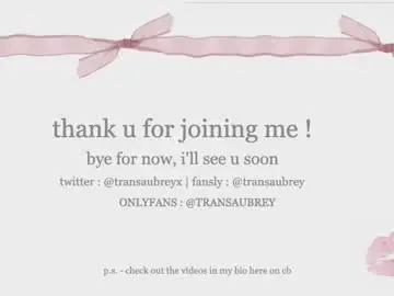 Chaturbate Live Porn of transaubrey