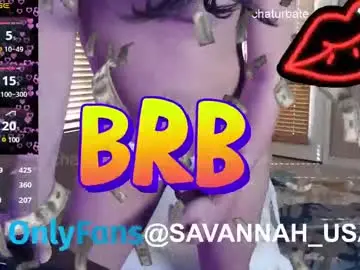 Chaturbate Nude Webcam of savannah_ts