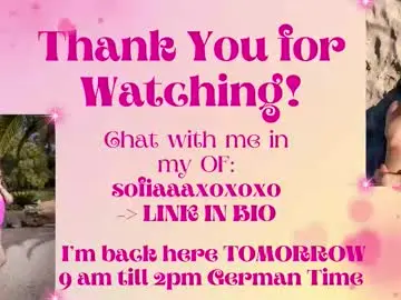 Chaturbate Sex Cam of sofiaaaxoxoxo