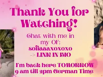 Chaturbate Adult Webcams of sofiaaaxoxoxo