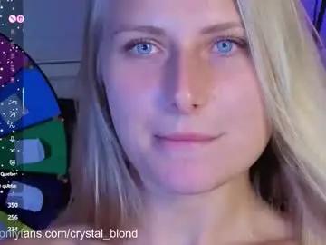 Chaturbate Best live sex cam show of crystal_blond