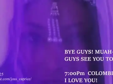 Chaturbate Watch Live Sex Cams of joss_caprice