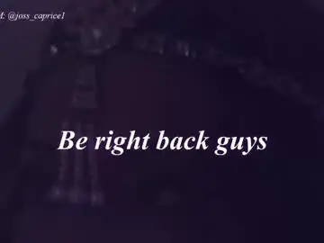 Chaturbate Best Webcam of joss_caprice