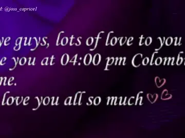 Chaturbate Live Sex Cam of joss_caprice