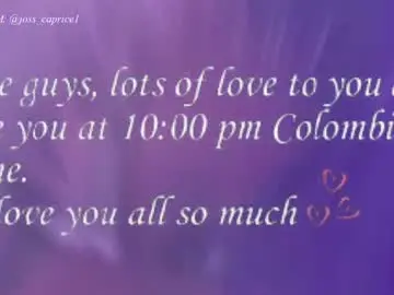 Chaturbate Watch Live Sex Cams of joss_caprice