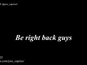 Chaturbate Best Webcam of joss_caprice