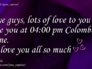 Chaturbate Adult Webcam of joss_caprice