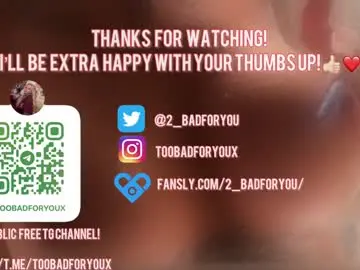 Chaturbate Best Webcam of 2badforyou