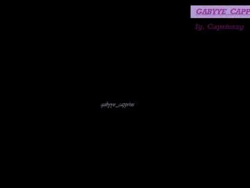 Chaturbate Adult Webcams of gabyye_capprins