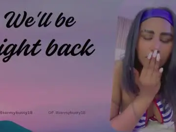 Chaturbate Best live sex cam show of stormybutty18