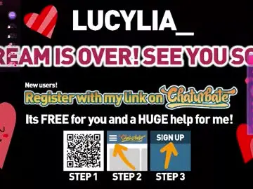 Chaturbate Best live sex cam show of lucylia_