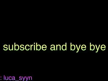 Chaturbate Live Porn of luca_syn