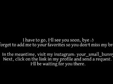 Chaturbate Live Porn of your_small_bunny